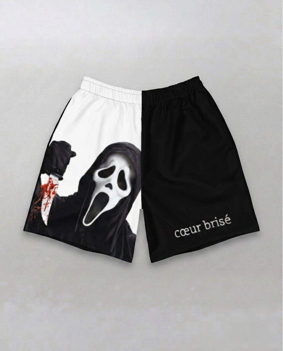 Ghost Face Athletic Shorts